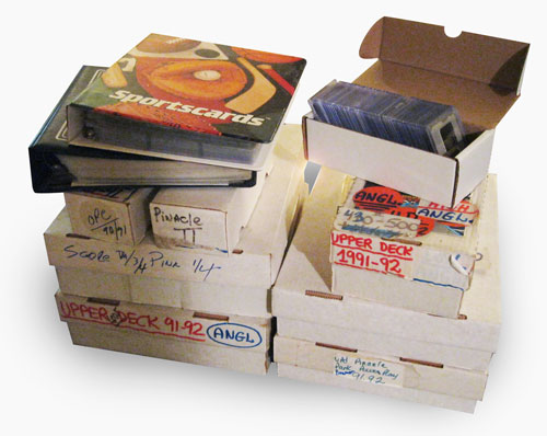 Collection de cartes de hockey